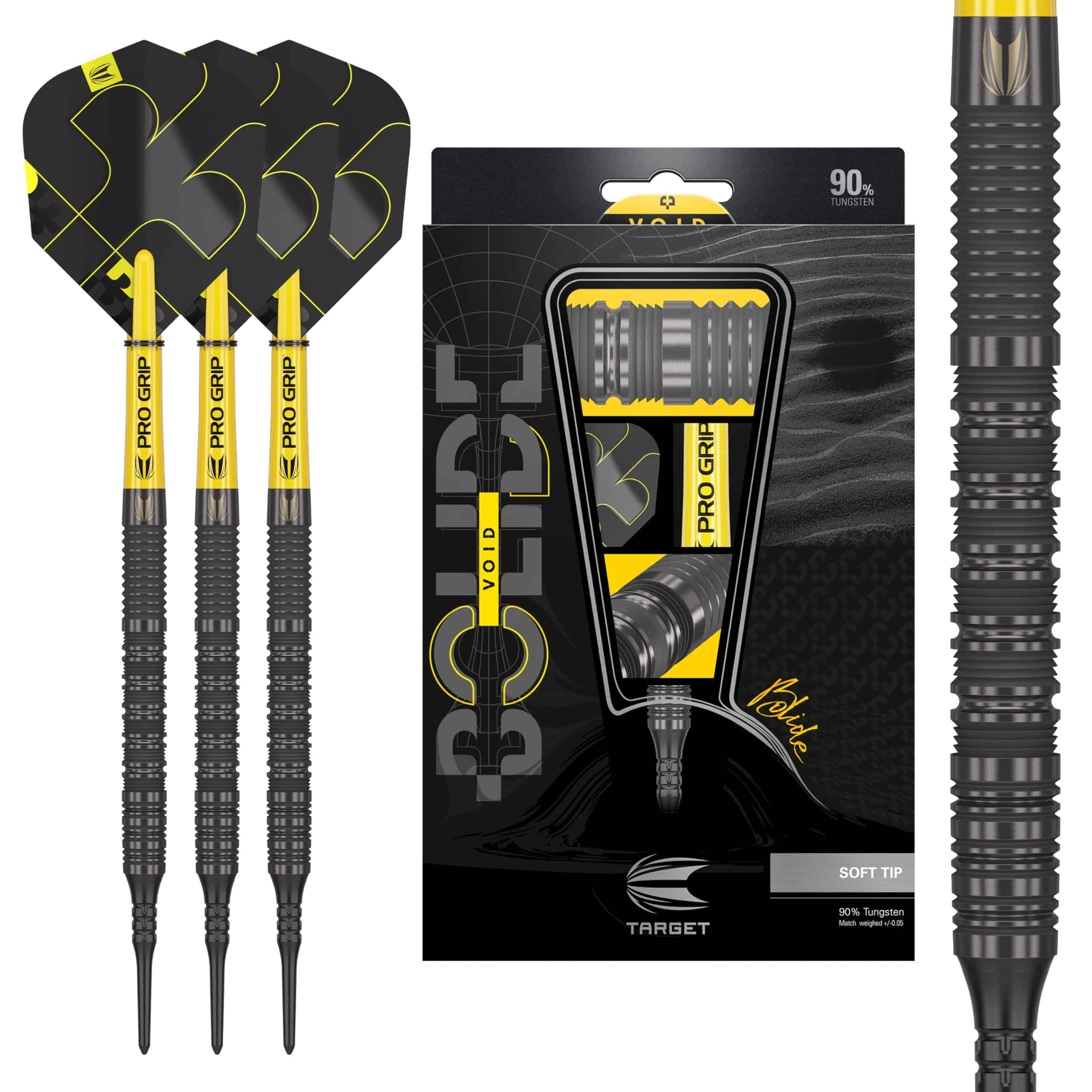 TARGET Darts Bolide Void 10 18G Set de Dardos de Punta