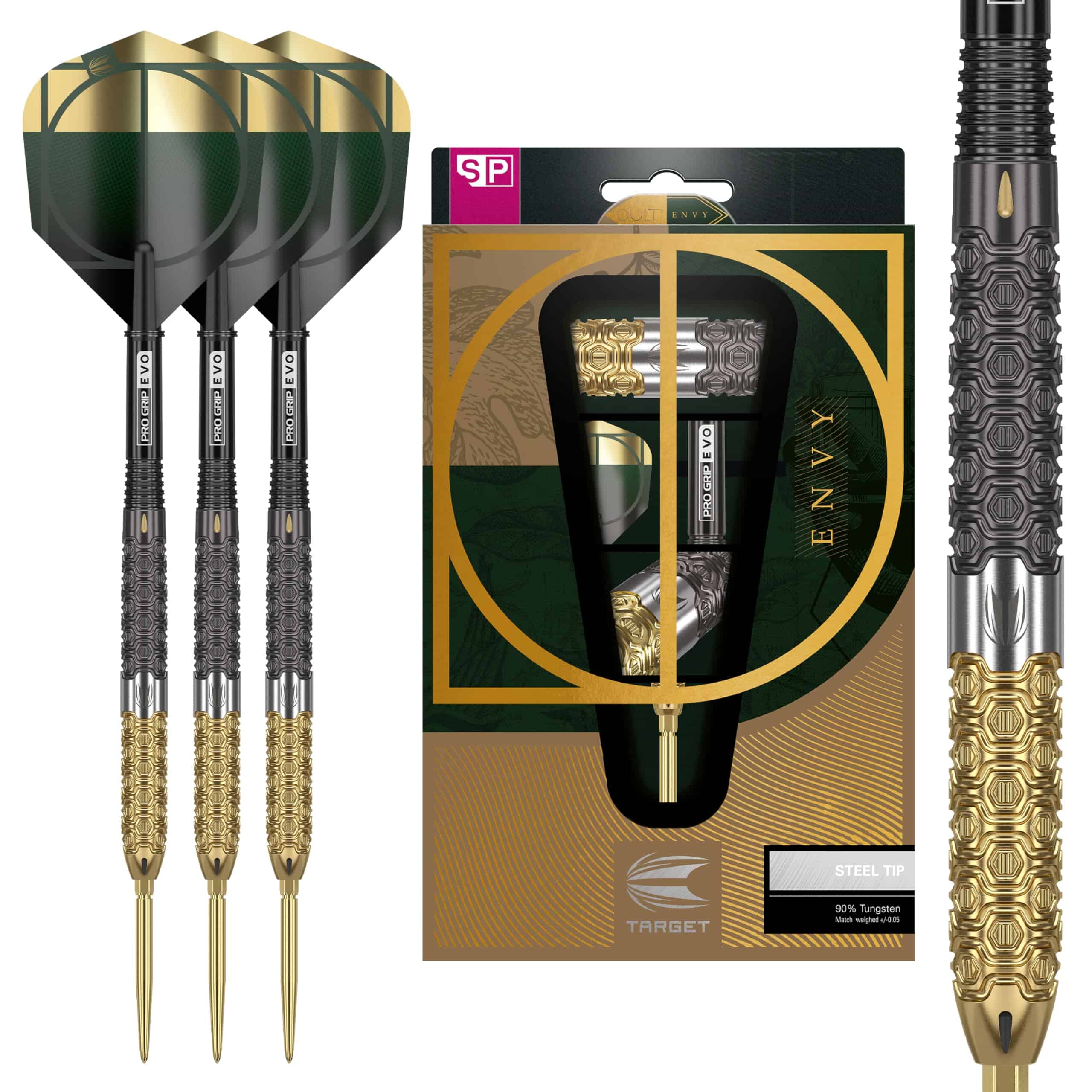 Set de Dardos con Punta de Acero TARGET Darts Cult Envy 03