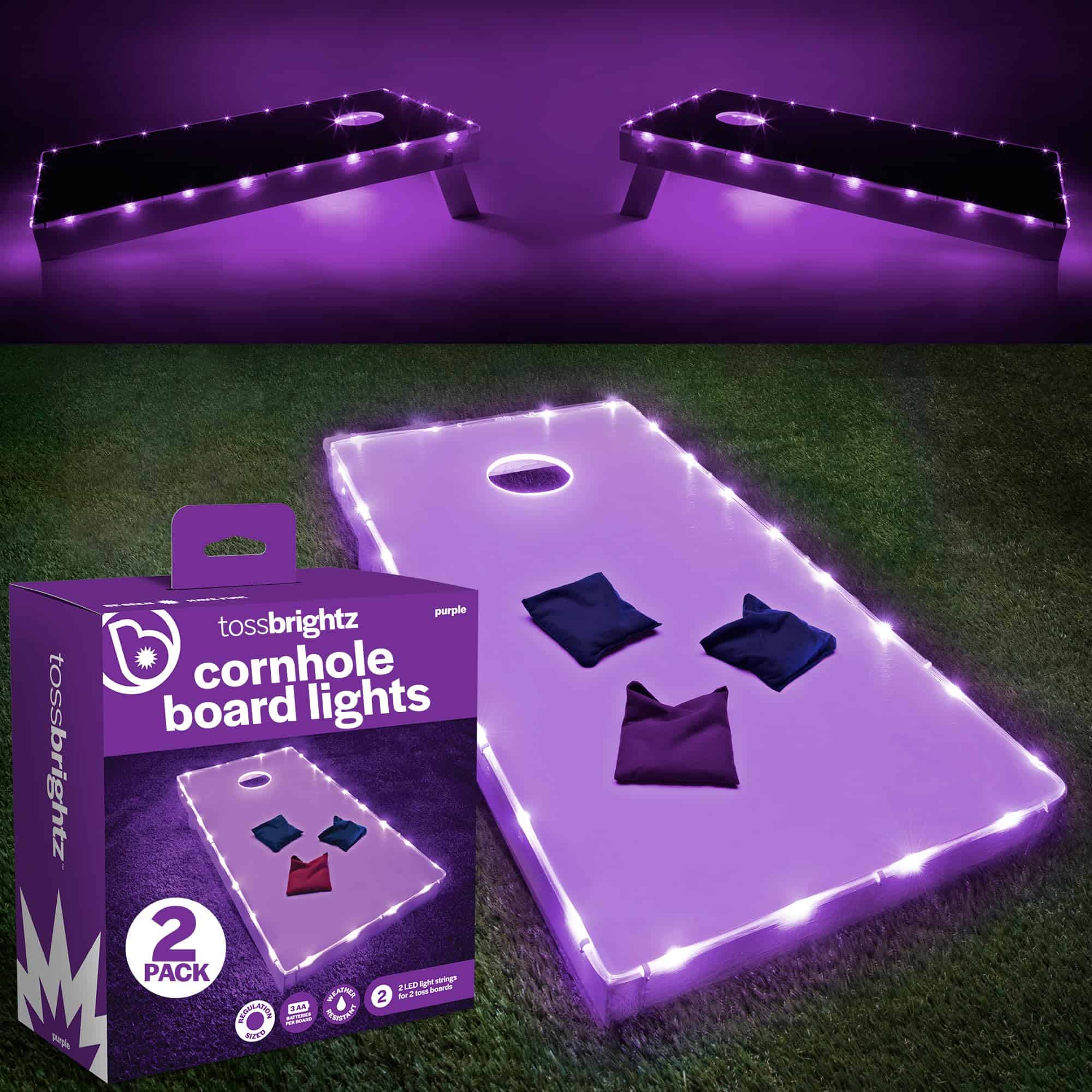 Luz LED Púrpura Brightz TossBrightz para Juego de Agujero