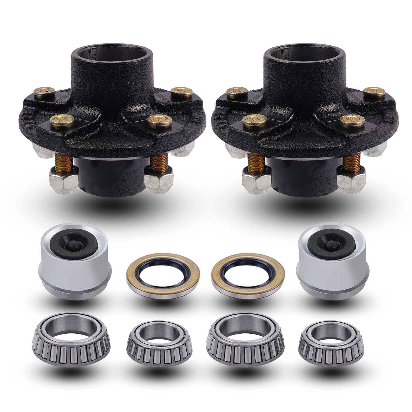 Ensamblaje de eje de cubo de remolque de 5 espárragos