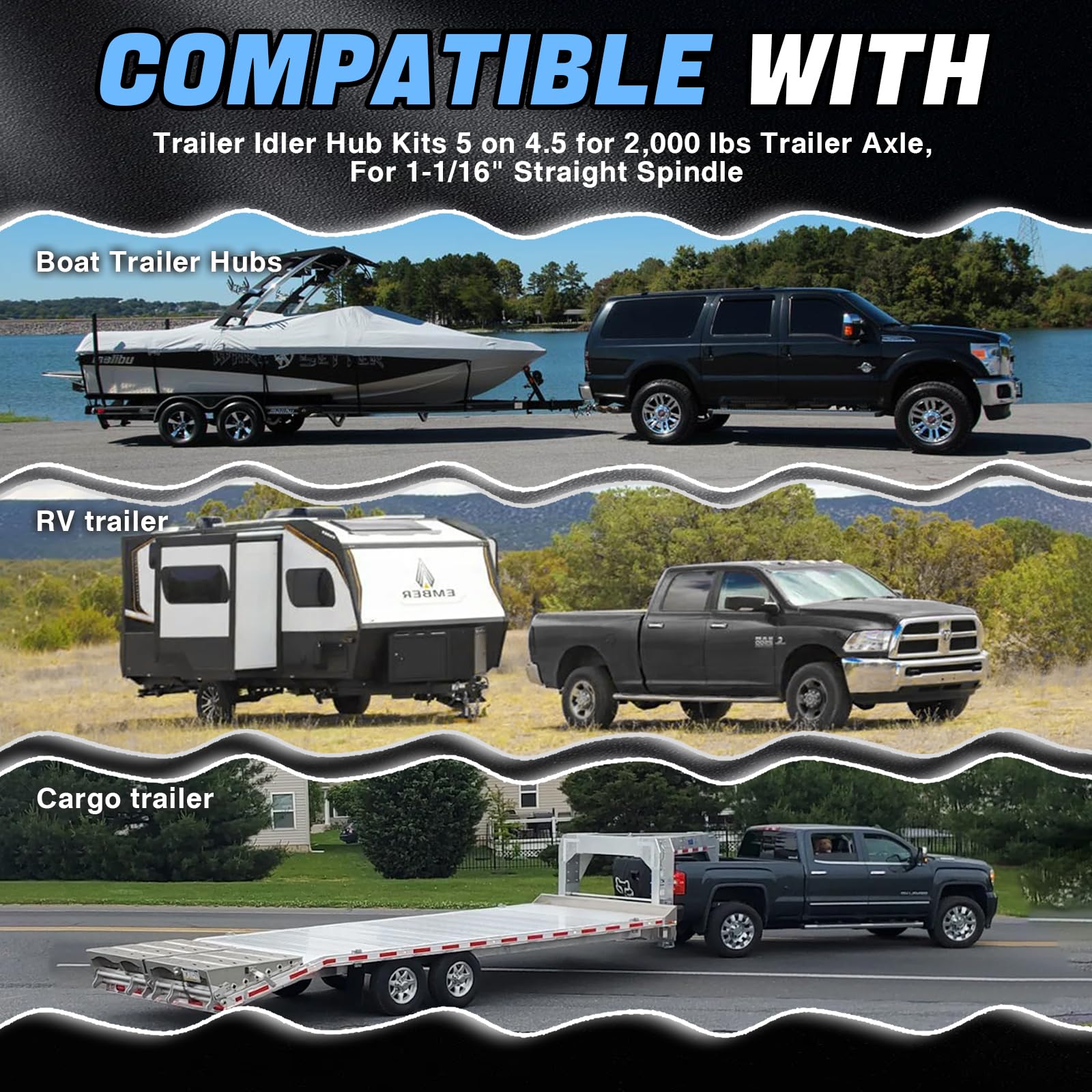 Conjunto de Cubo de Eje y Rodamiento de Rueda L44649 de - Imagen 8