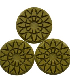 3" Discos de Pulido de Diamante de Resina, Resina Oscura,