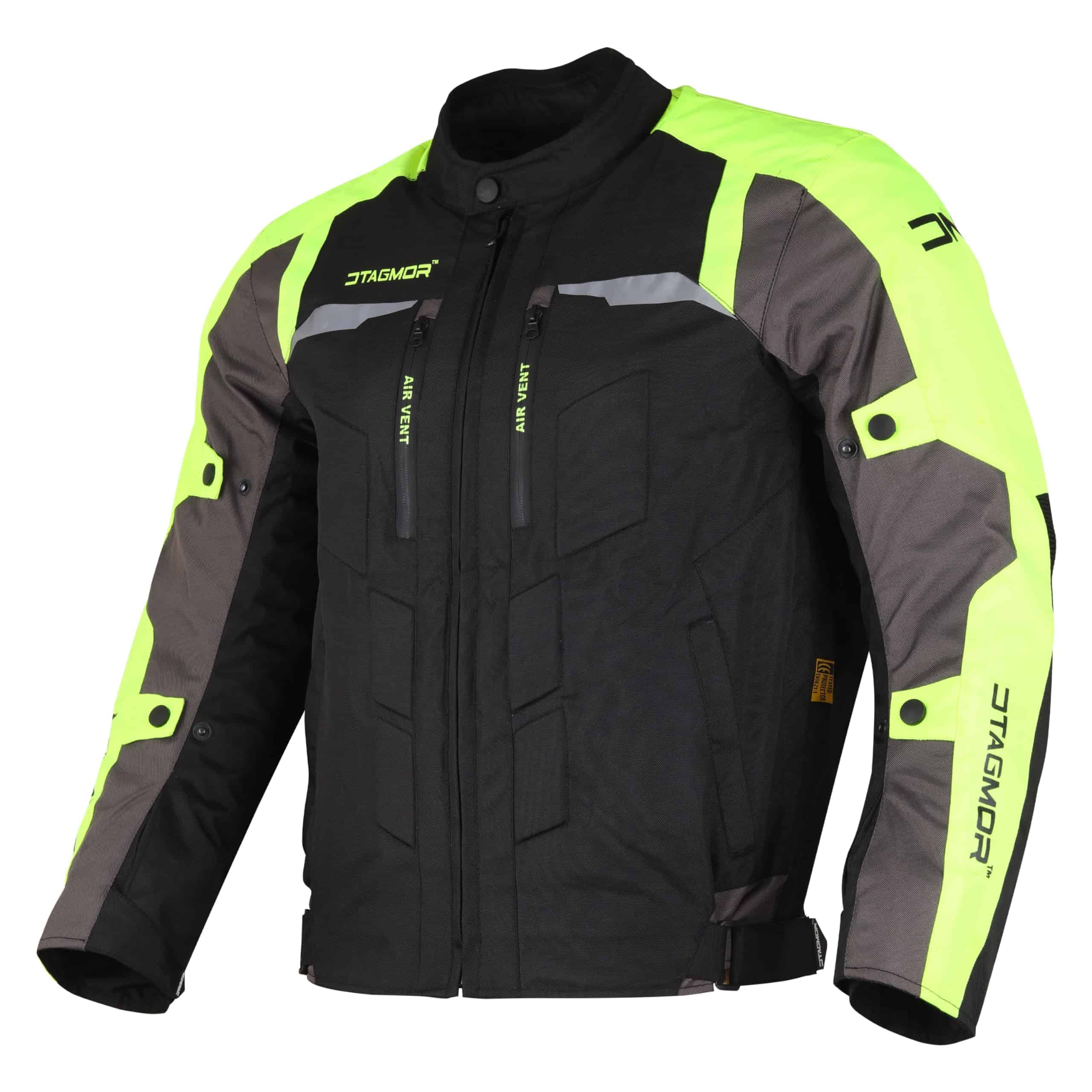 Chamarra de motocicleta de tela para hombre Dtagmor Moto
