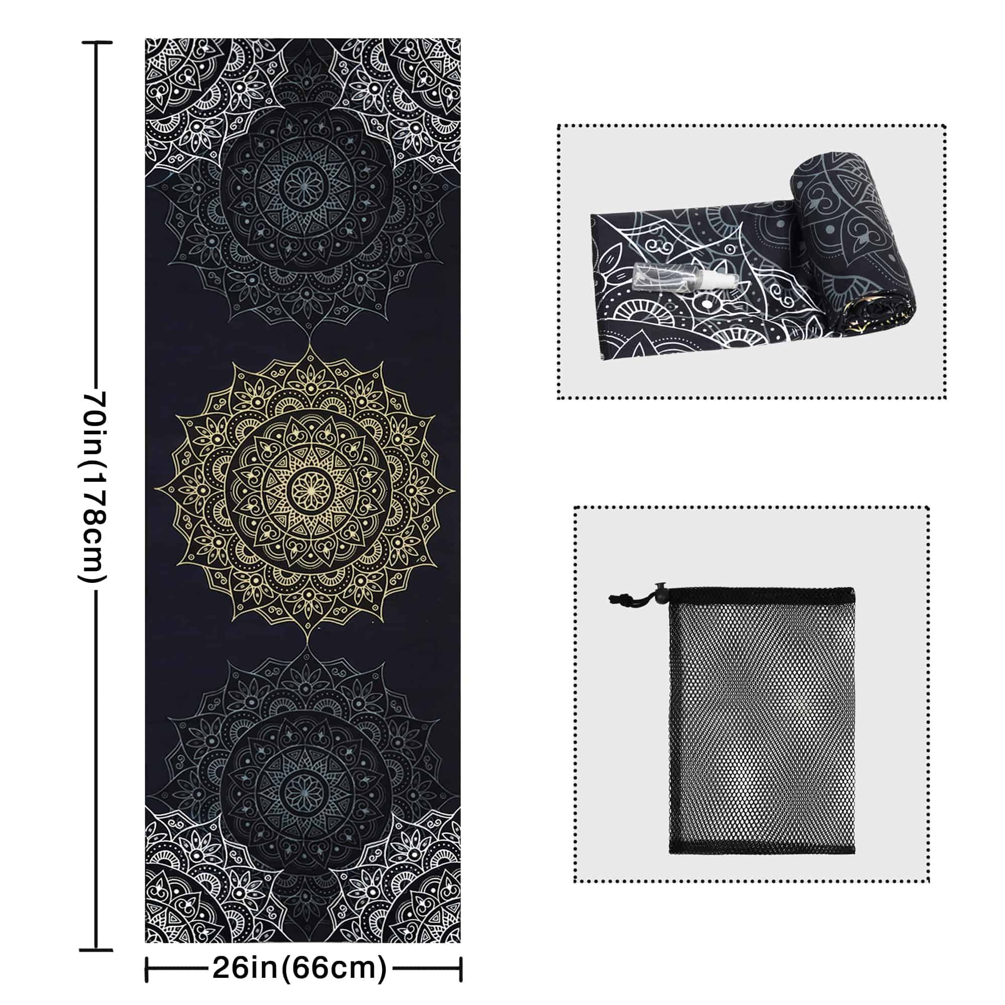 Toalla de Yoga de Microfibra con Bolsillos en las Esquinas - Imagen 3