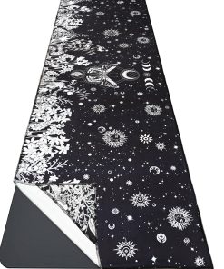 Toalla de yoga con bolsillos en las esquinas -Gótico