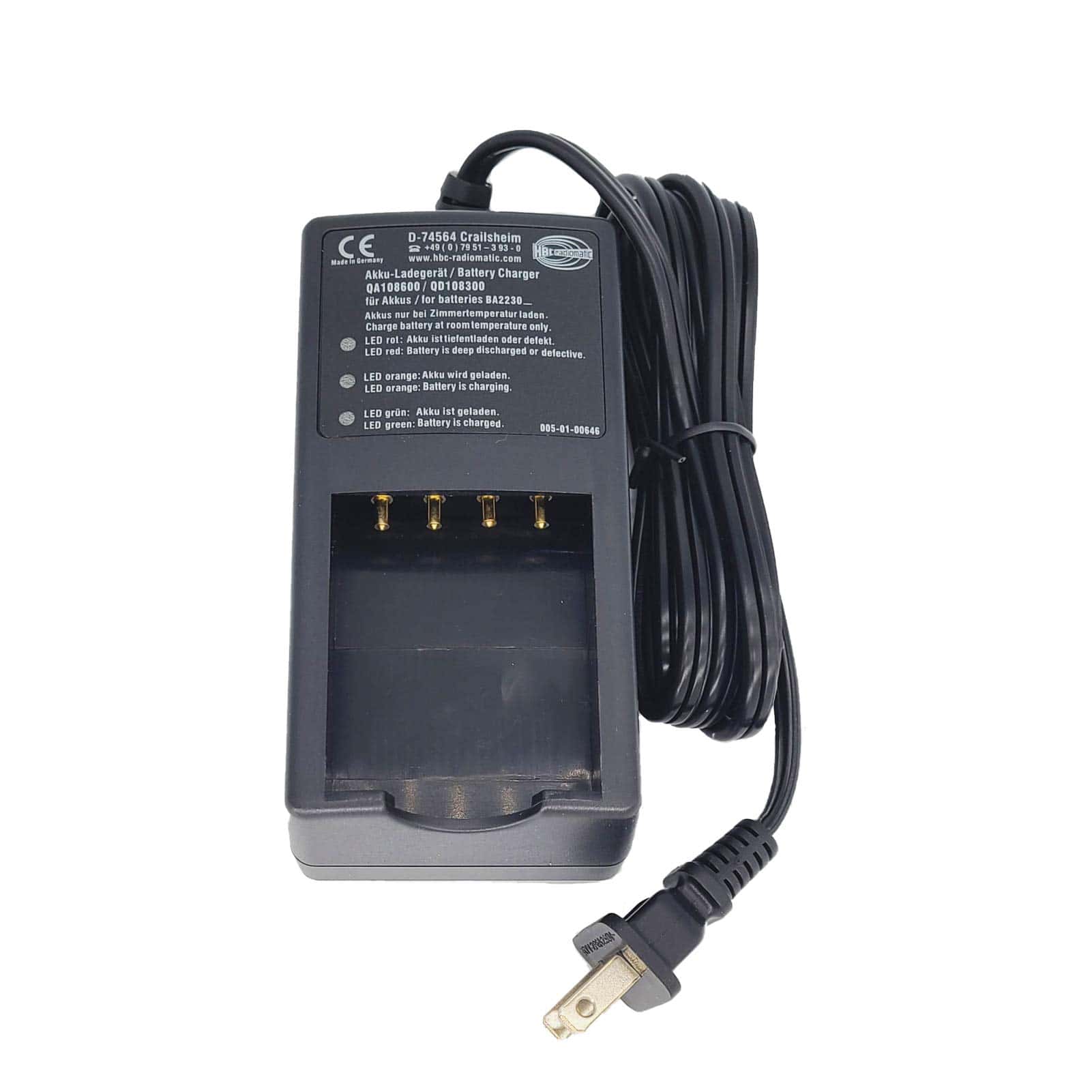 Cargador de batería HBC D-74564 para BA223030 2.1Ah 36V
