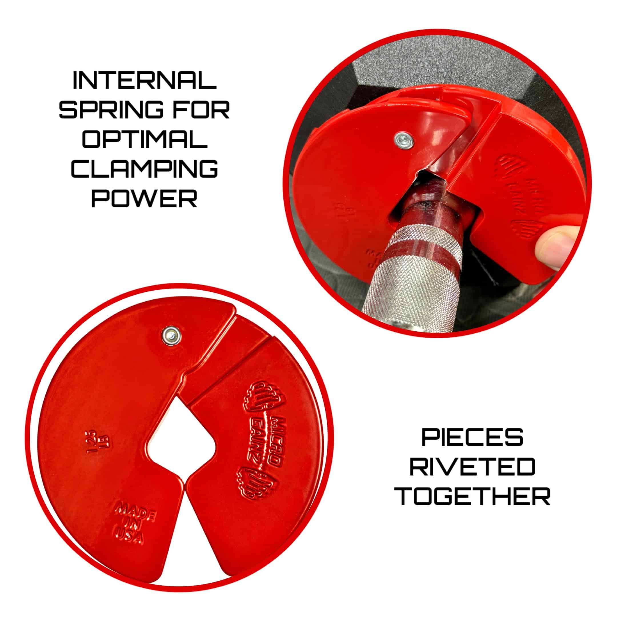 Plato de Peso Fraccional para Mancuerna Micro Gainz de 1.25 - Imagen 5