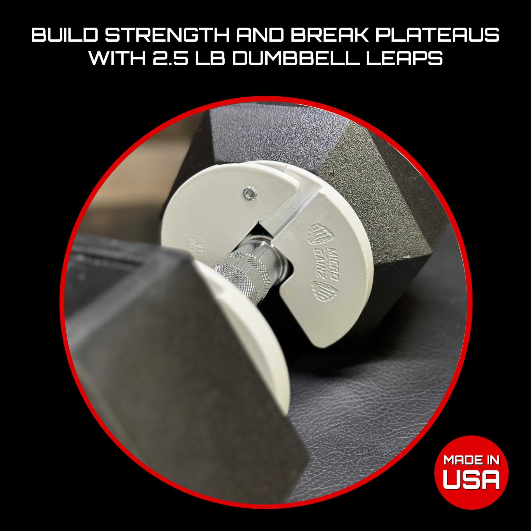 Micro Gainz Placa de Peso Fraccional para Mancuernas de - Imagen 3