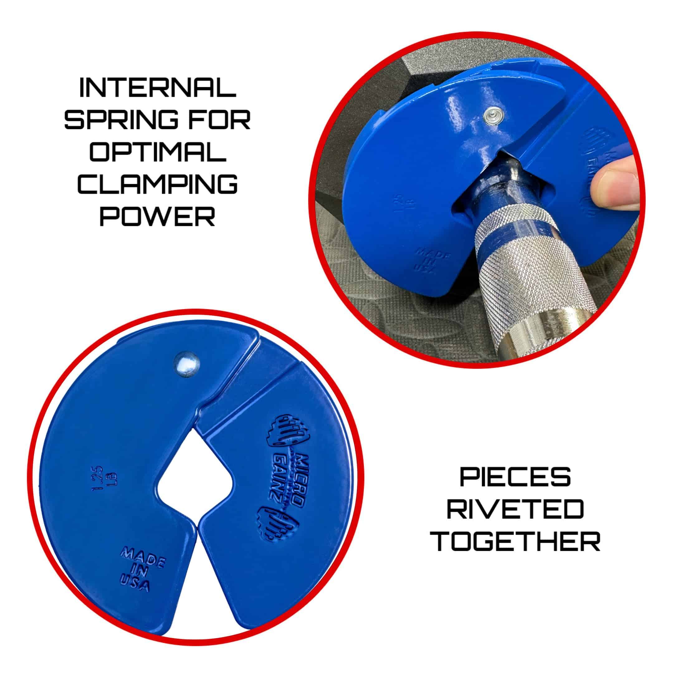 Micro Gainz Disco Fractional de Peso de Mancuerna de 1.25 - Imagen 5