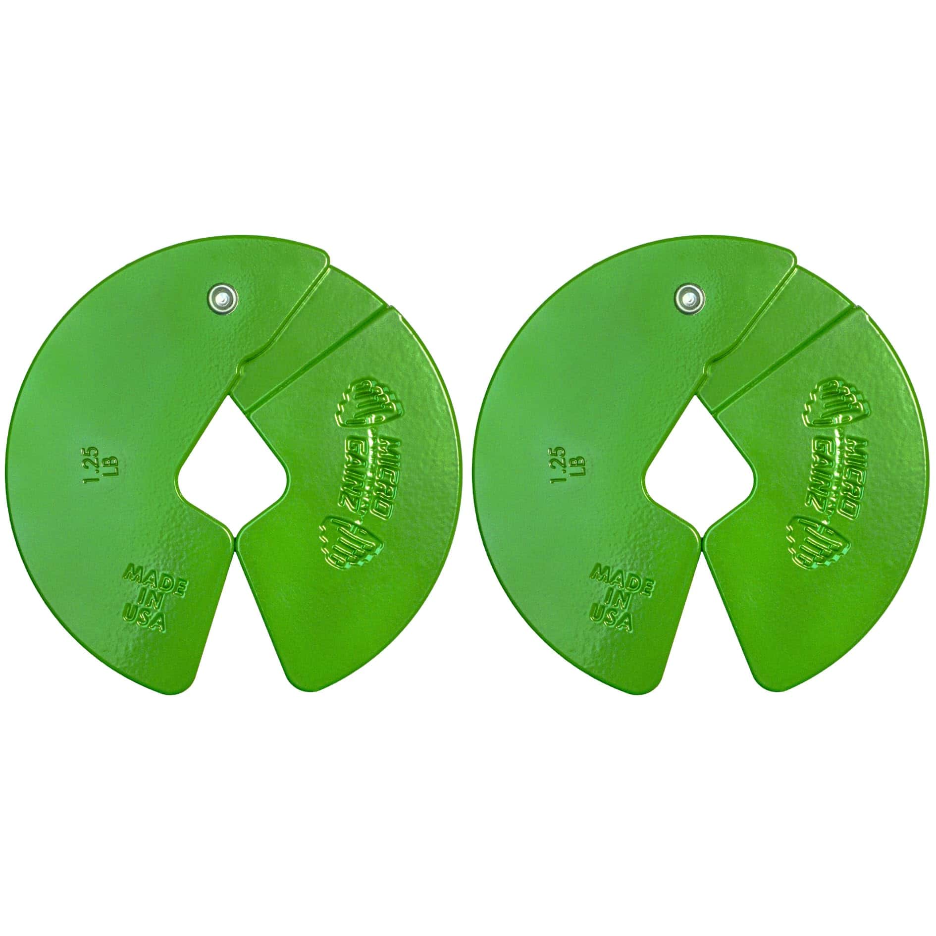 Placa de peso fraccionaria de mancuerna Micro -Verde