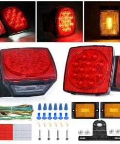 Kit de Luces LED Cuadradas para Remolque GOOACC 2PCS Luces