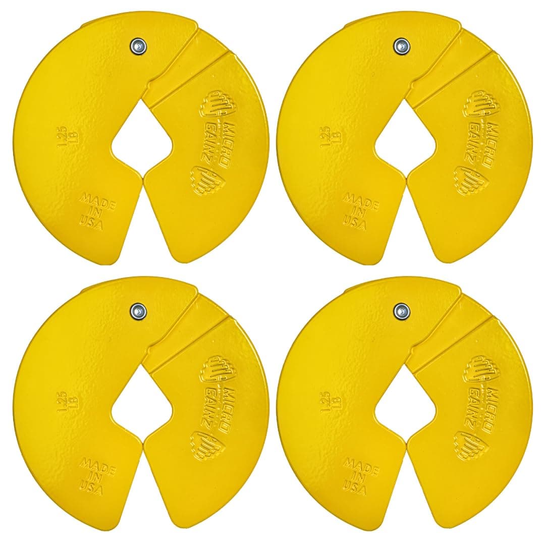 Micro Gainz Placa de Peso Fraccional para -Amarillo