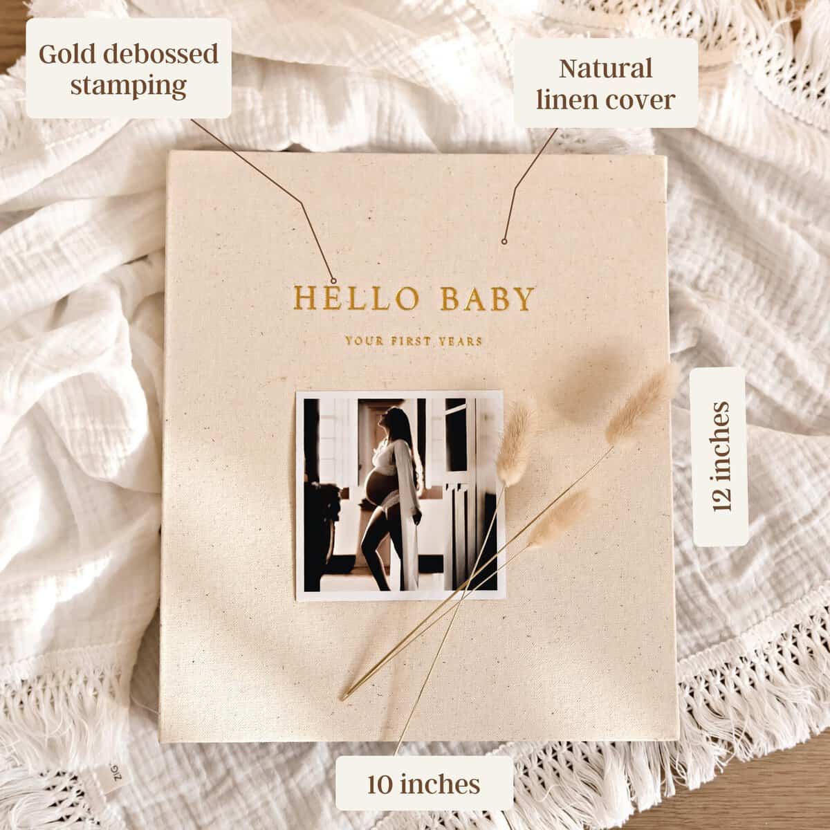 Libro de recuerdos unisex Peachly para bebé | Libro de bebé - Imagen 3