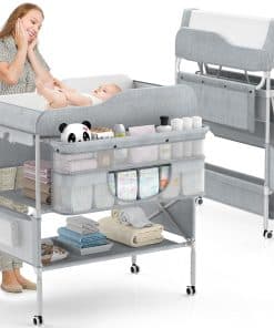Mesa Cambiadora Portátil para Bebés, Mesa Cambiadora