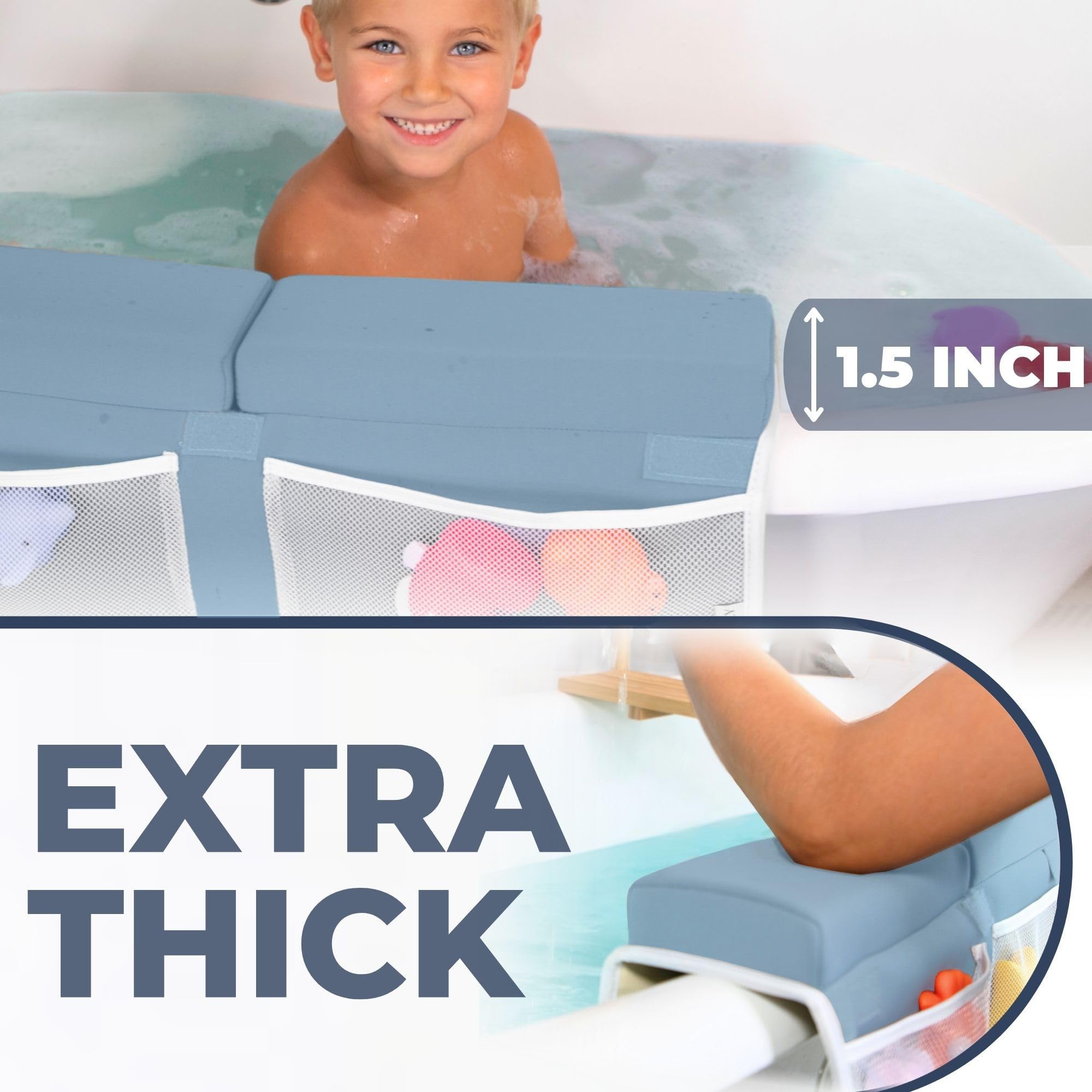 Juego de Almohadilla de Rodillas y Codo para Baño de Bebé - Imagen 5