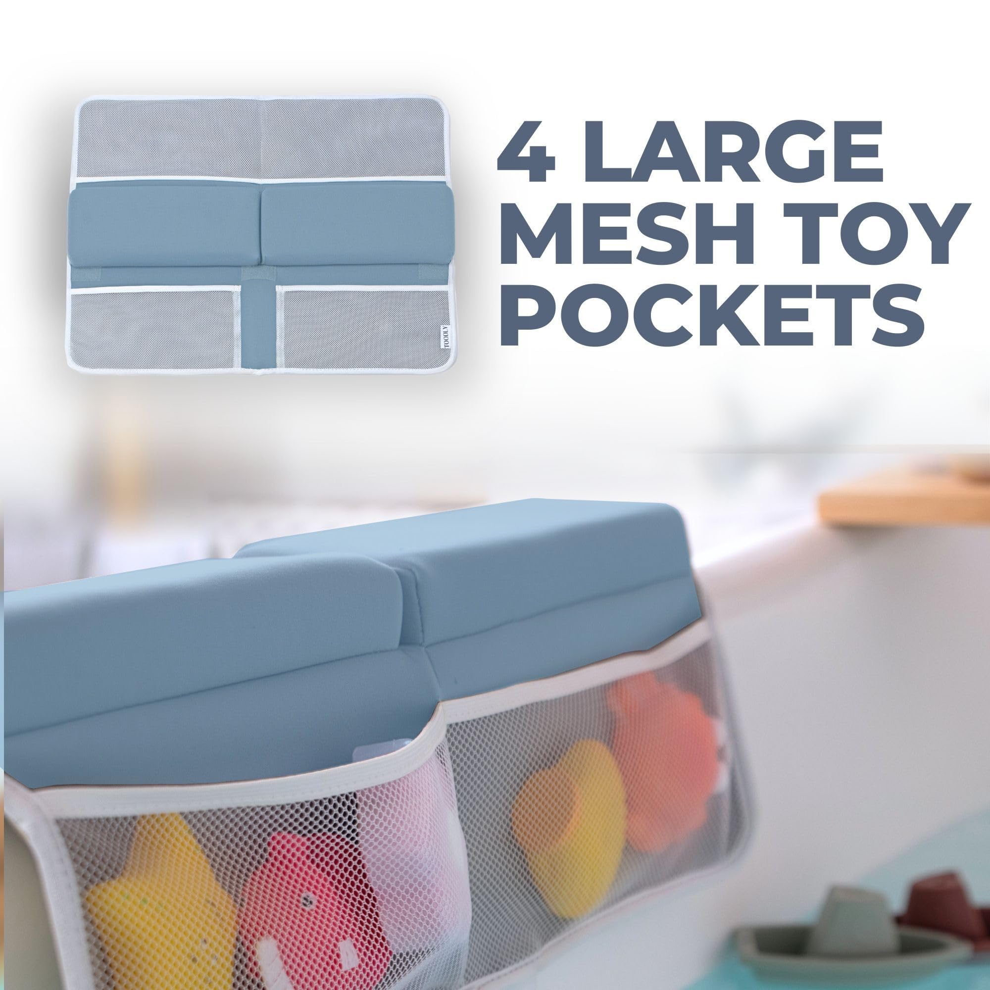 Juego de Almohadilla de Rodillas y Codo para Baño de Bebé - Imagen 6