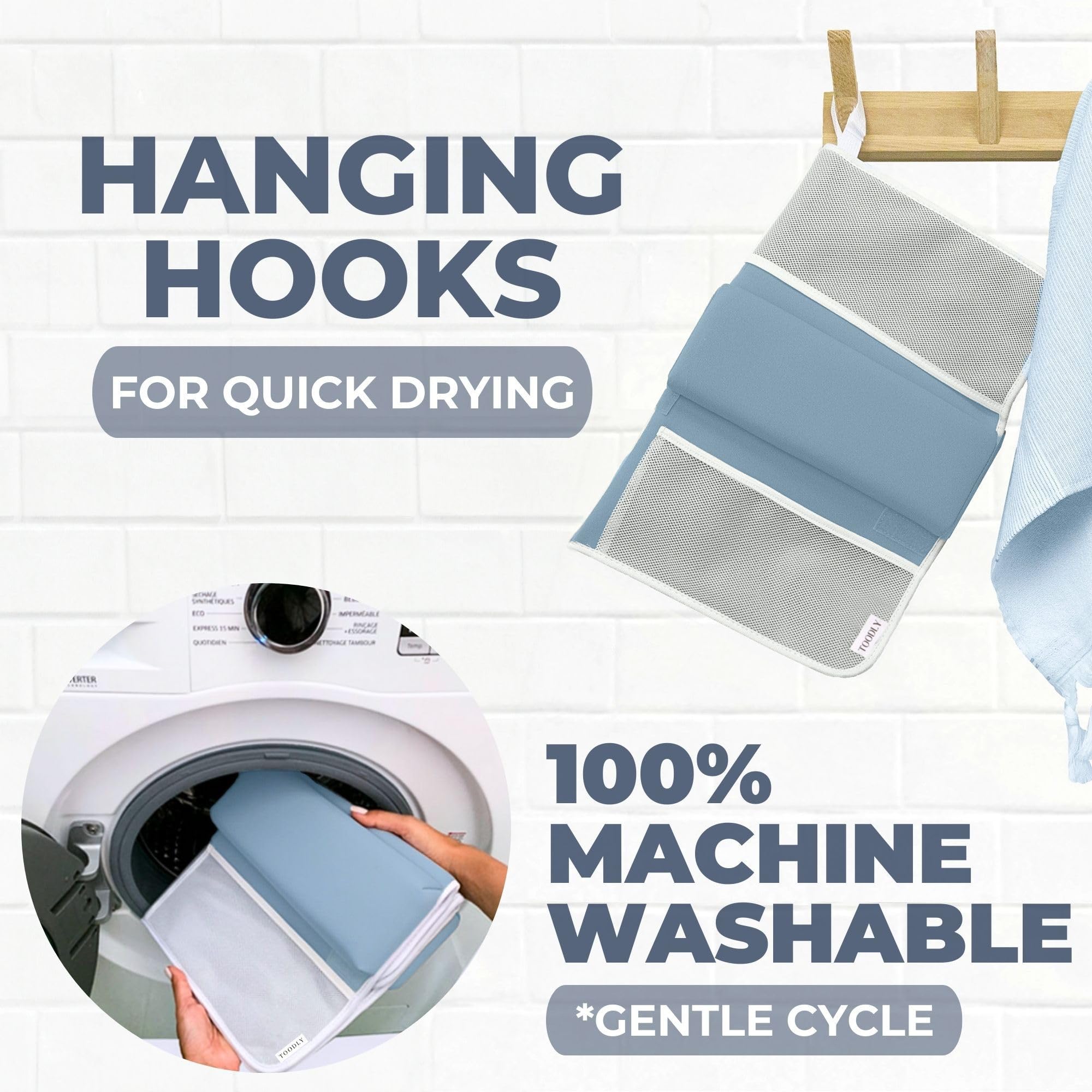 Juego de Almohadilla de Rodillas y Codo para Baño de Bebé - Imagen 9