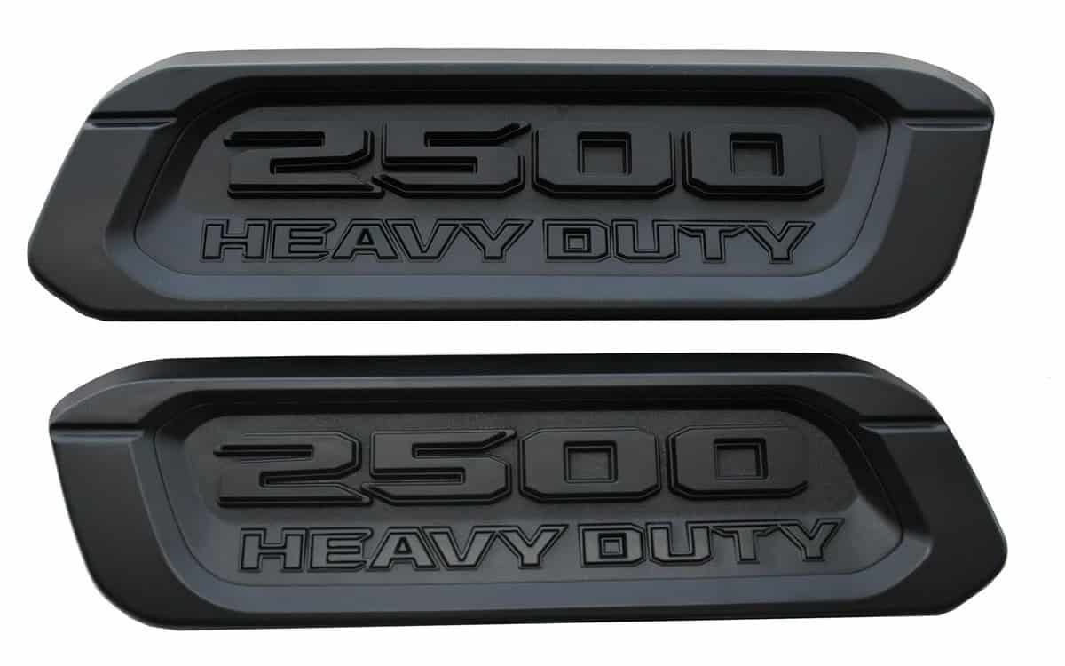 2pack Nuevos Emblemas Pesados de 2500 Lado Izquierdo - Imagen 5