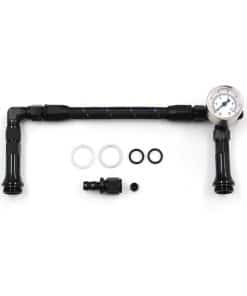 Línea de combustible de carburador doble de AN6 trenzado