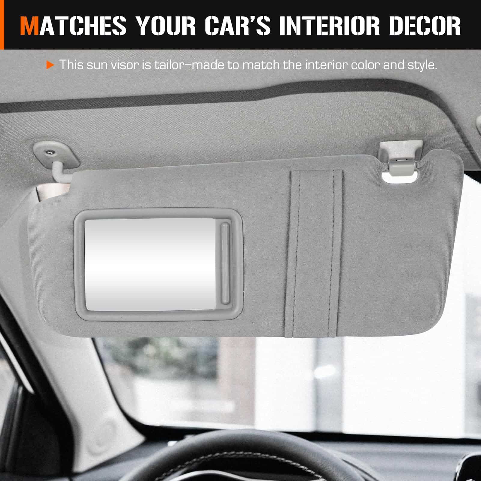 Visera del Sol Izquierda y Derecha con Luz para Toyota - Imagen 8