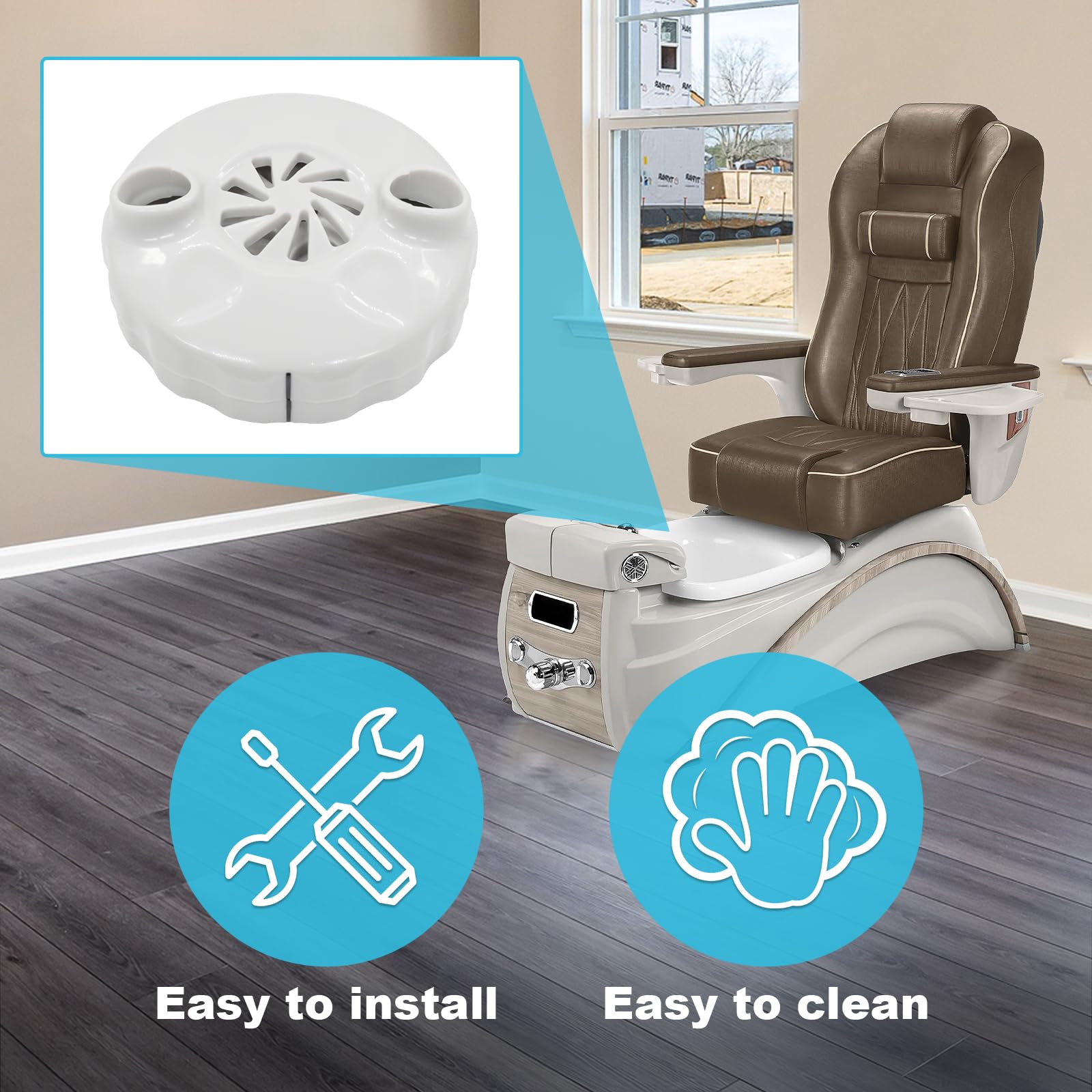 superbobi Nuevo Cabezal de Motor Jet Magnético para Silla - Imagen 7