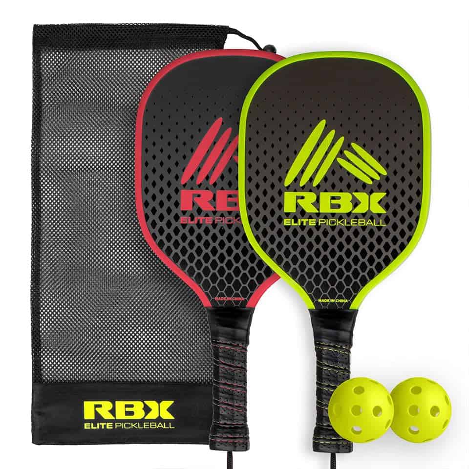 Set de Equipos de Pickleball RBX (Paquete de 2 2 Palas, 2