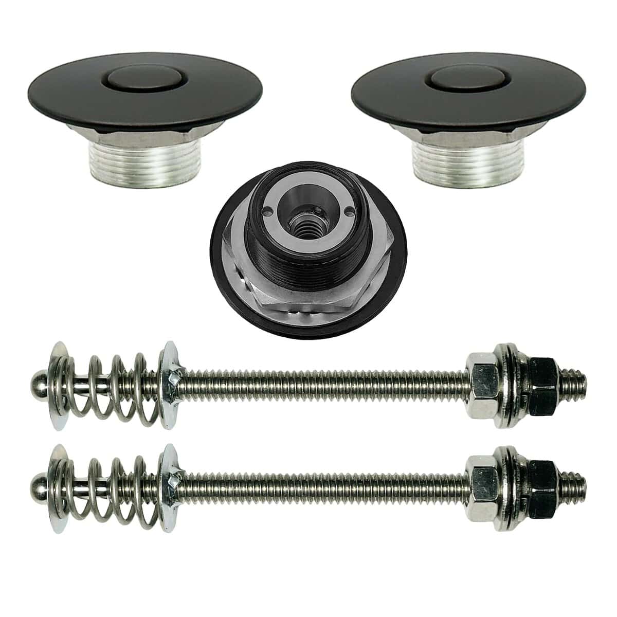 Par (2) Perno de Capó de Cierre Rápido de 1.50" USA