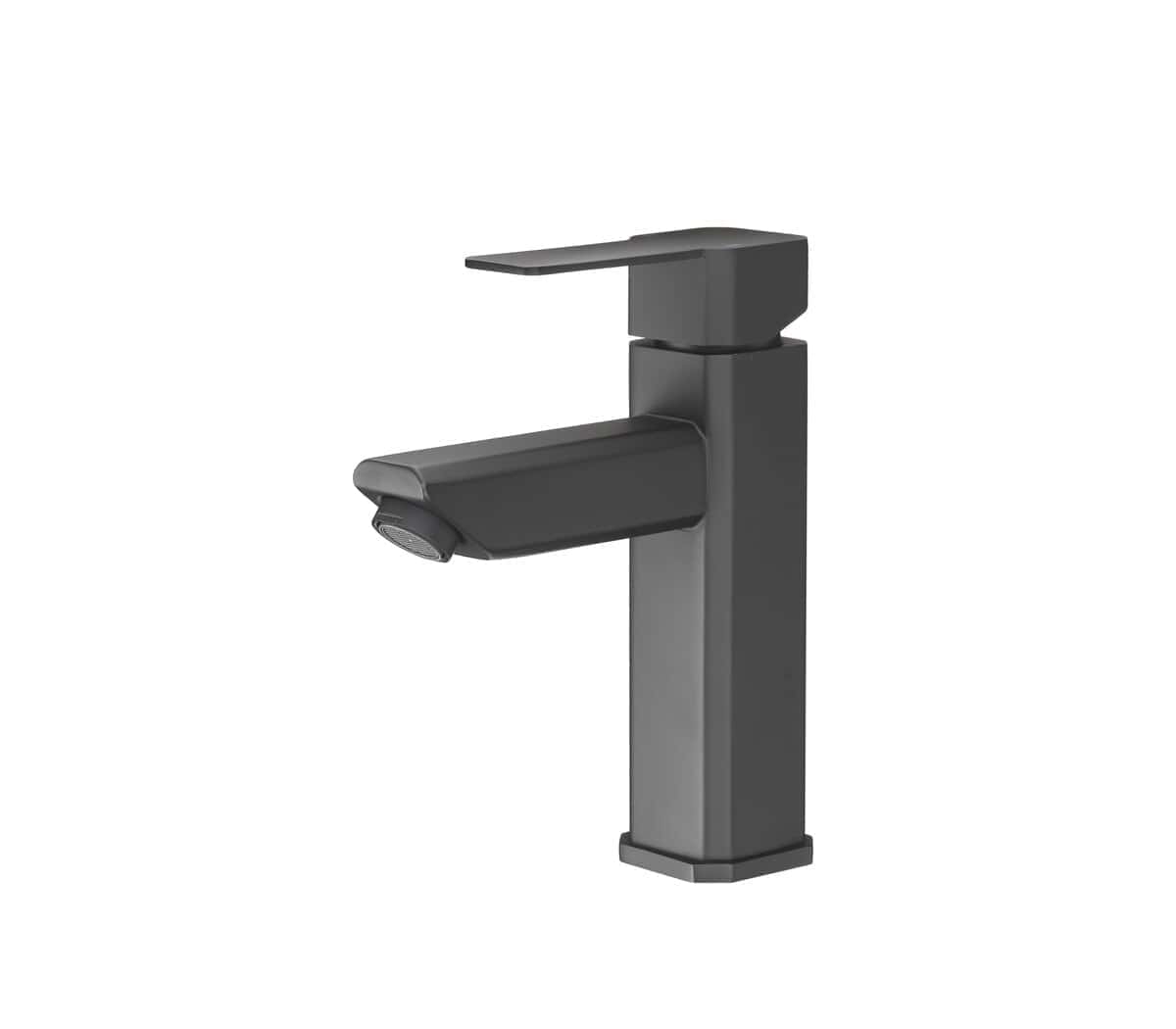 Grifo de lavabo angular moderno para RV -Negro Mate - Imagen 3