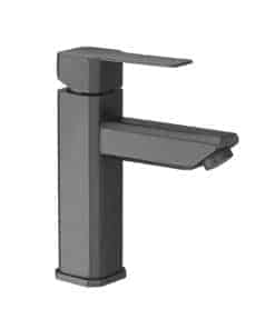 Grifo de lavabo angular moderno para RV -Negro Mate