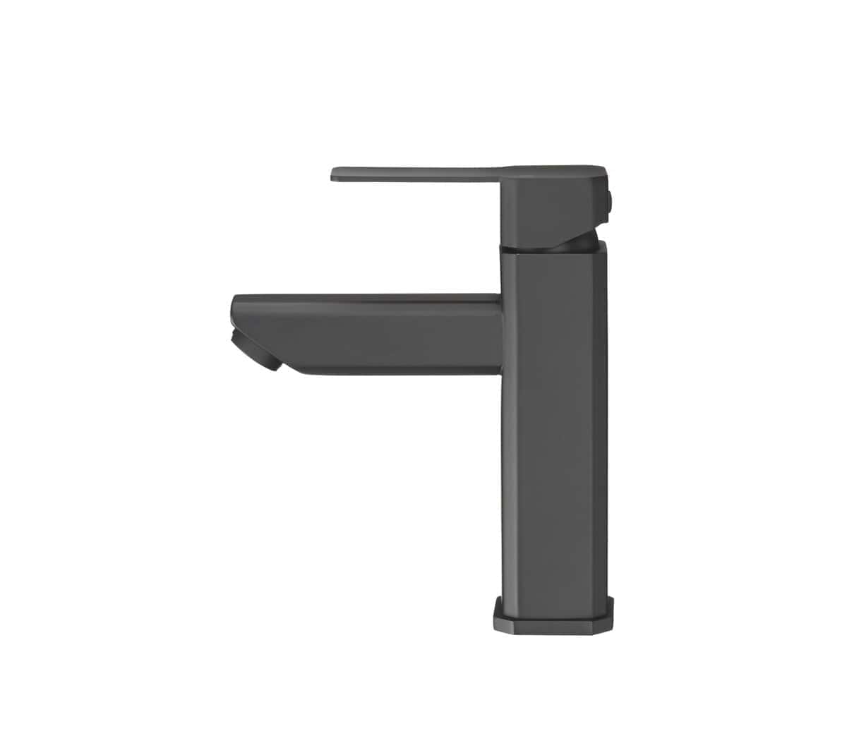 Grifo de lavabo angular moderno para RV -Negro Mate - Imagen 4