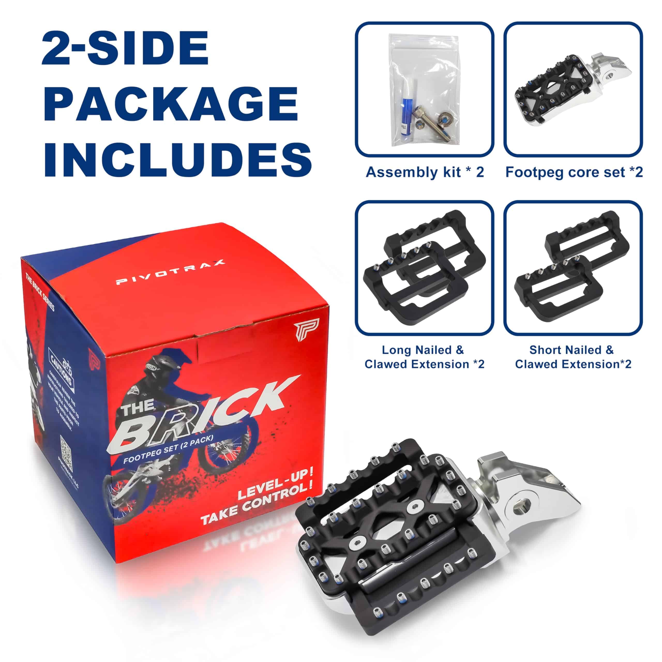 PIVOTRAX Juego de Pedales para Pie The Brick Series - Imagen 7