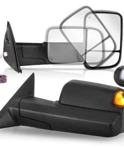 Espejos de remolque térmicos con señal de giro compatible