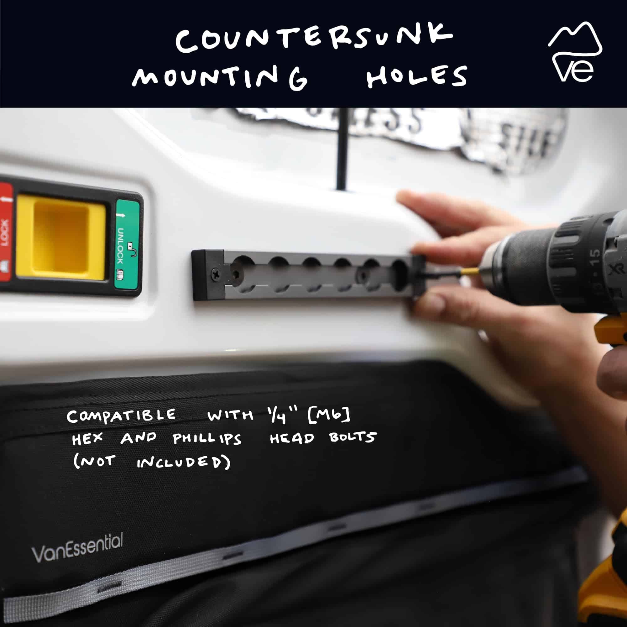 Pista L-Track Venture Track T-6 de Aluminio Gris Anodizado - Imagen 5