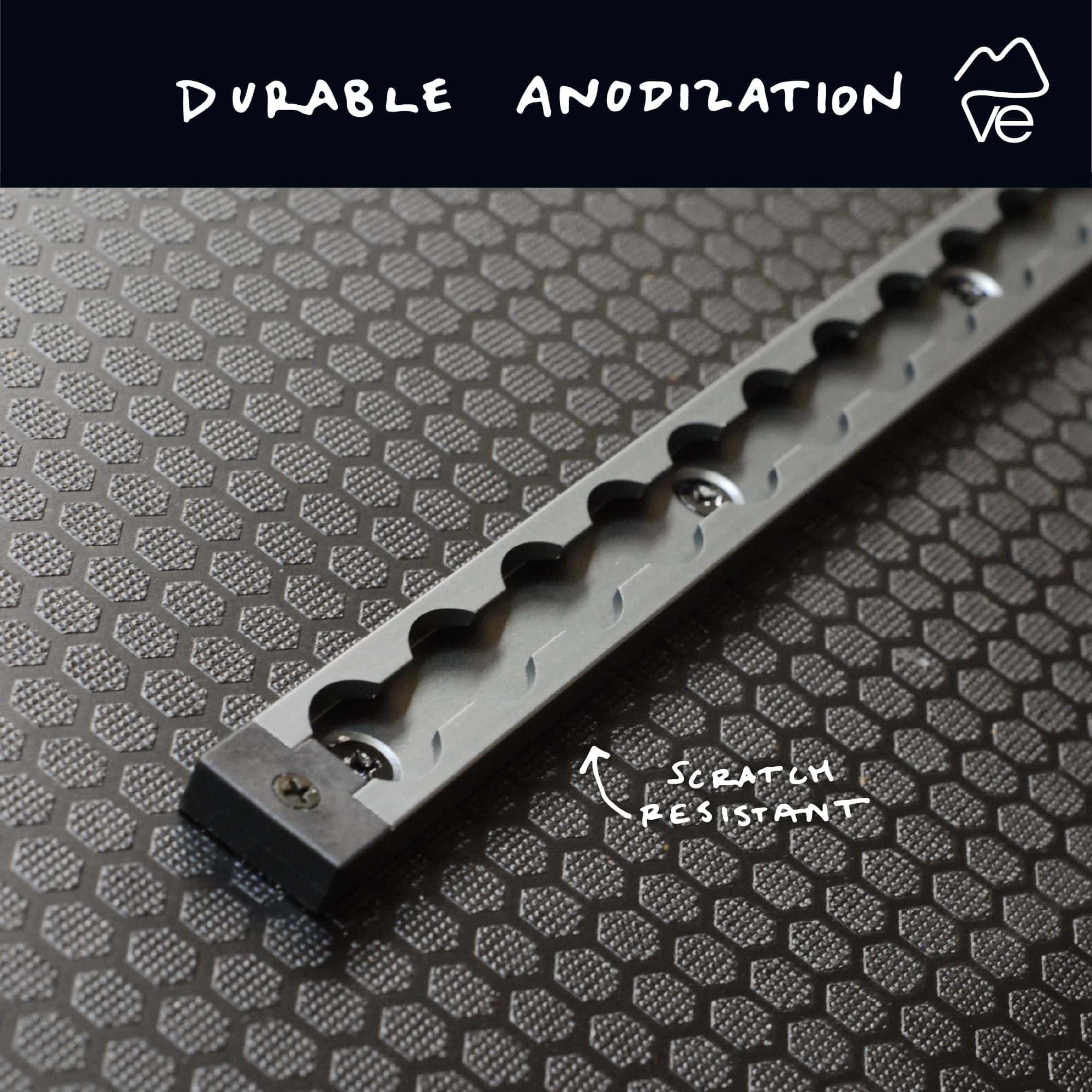 Pista L-Track Venture Track T-6 de Aluminio Gris Anodizado - Imagen 3