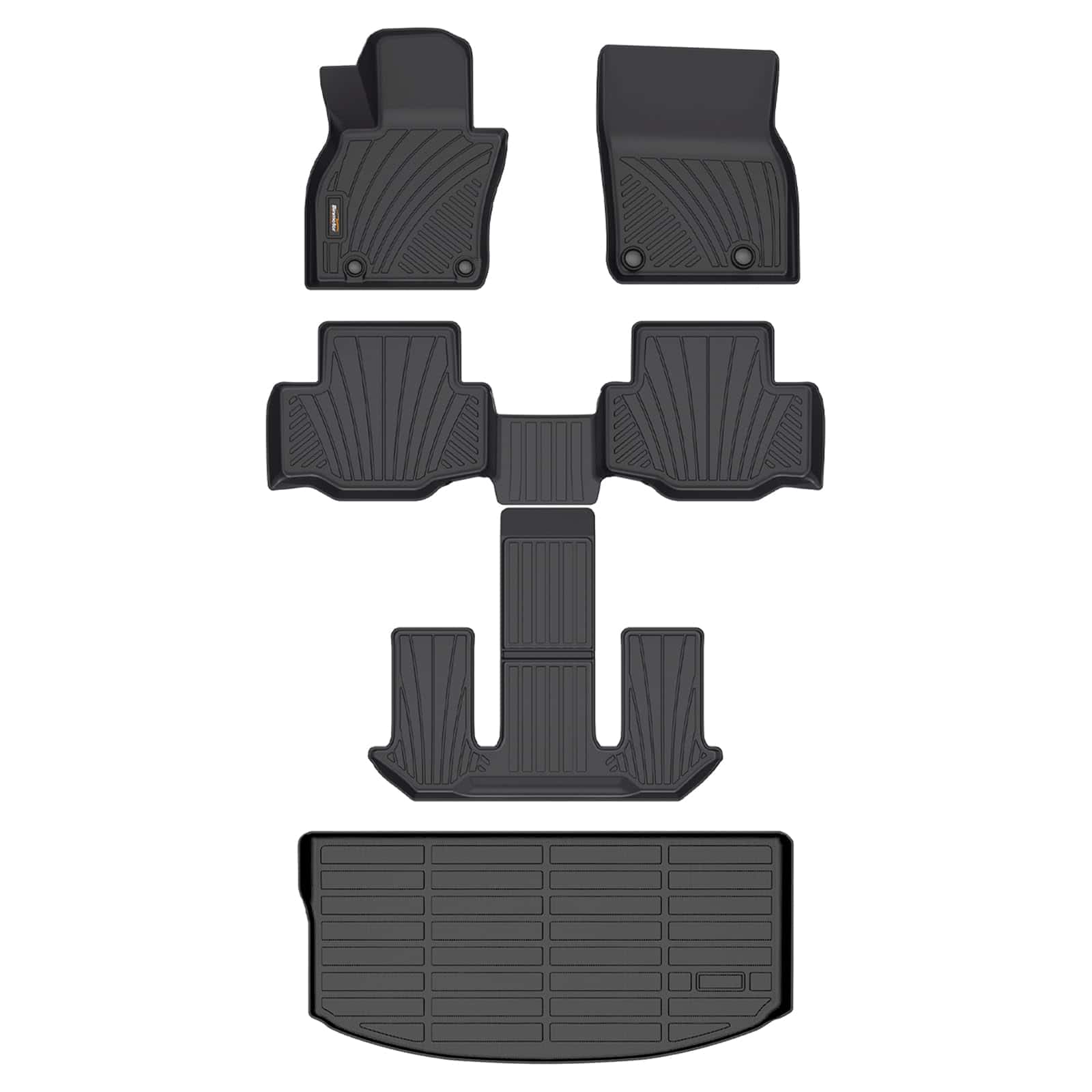 Conjunto de tapetes para piso y revestimiento de carga