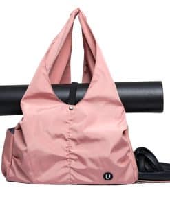 Bolso de gimnasio Uhawi con portamat de yoga Bolso de