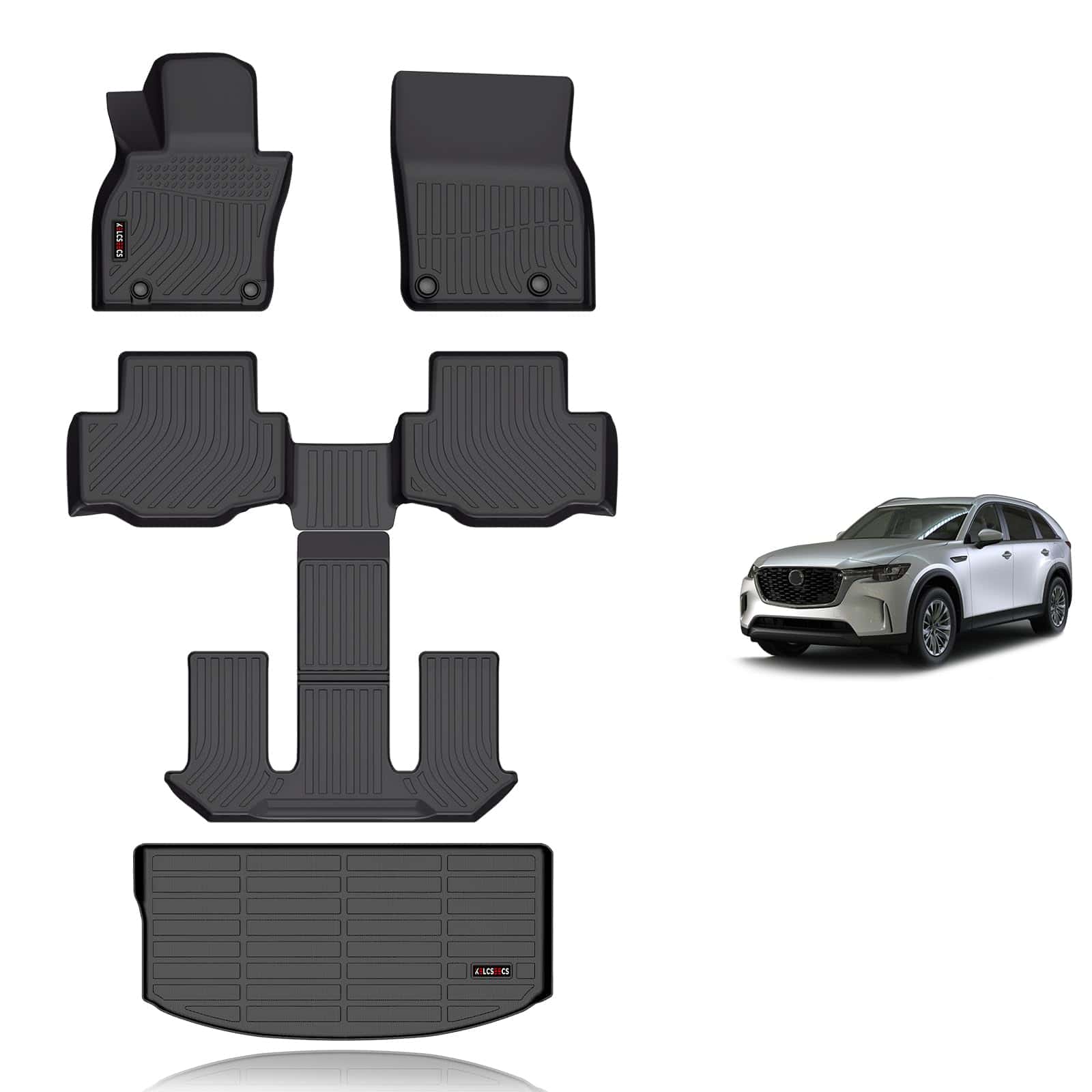 Juego de tapetes y protector de carga KELCSEECS para 2024