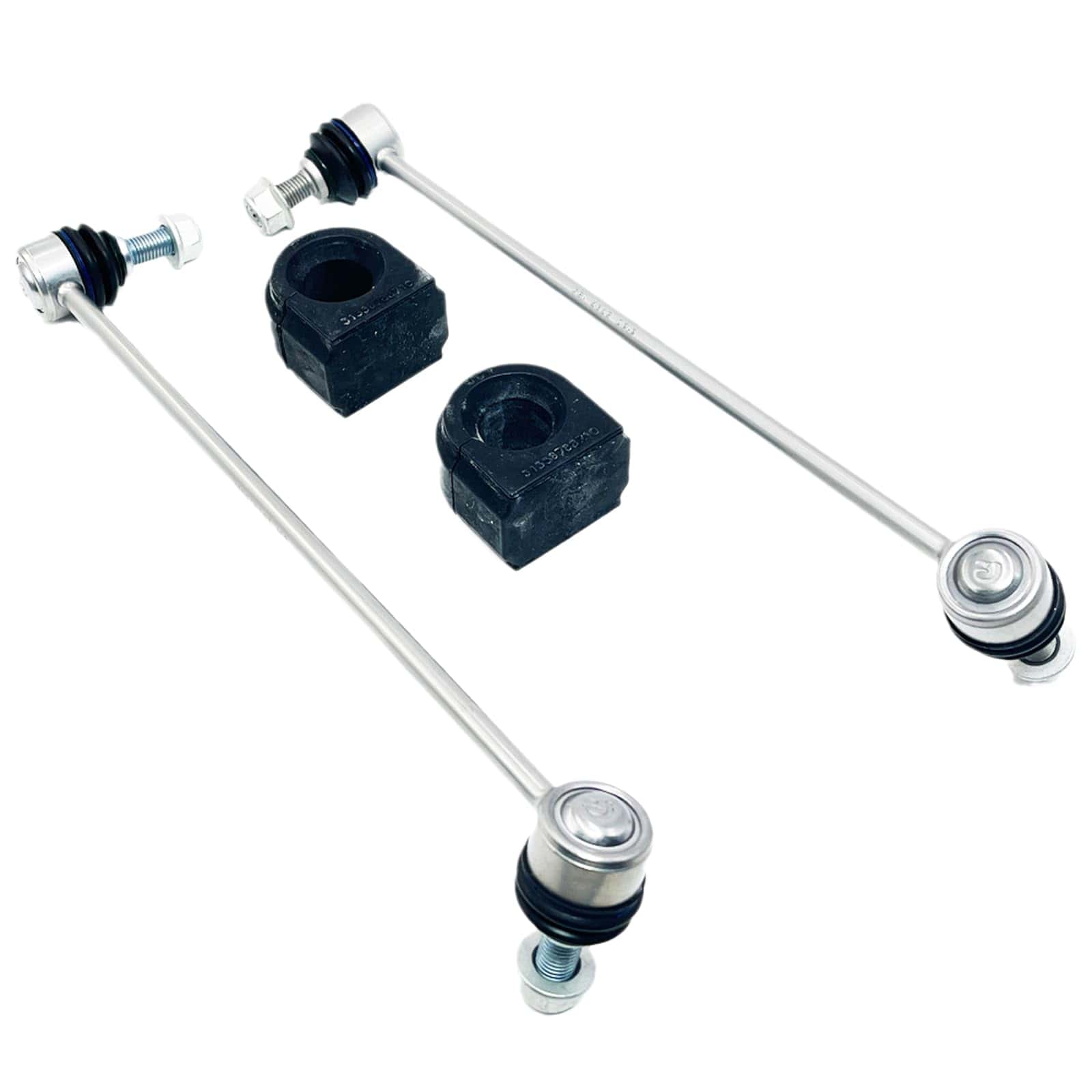 Kit de 4 Enlaces de Barra Estabilizadora Delantera + Fundas