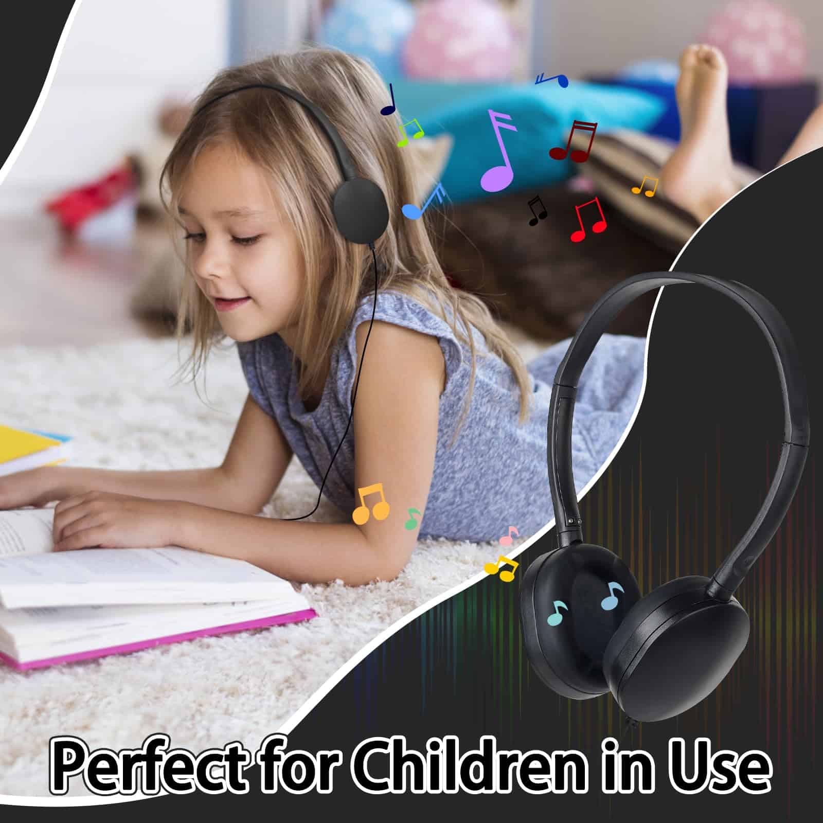 Auriculares para niños a granel TJZXGUI 24 Pack para salón - Imagen 7