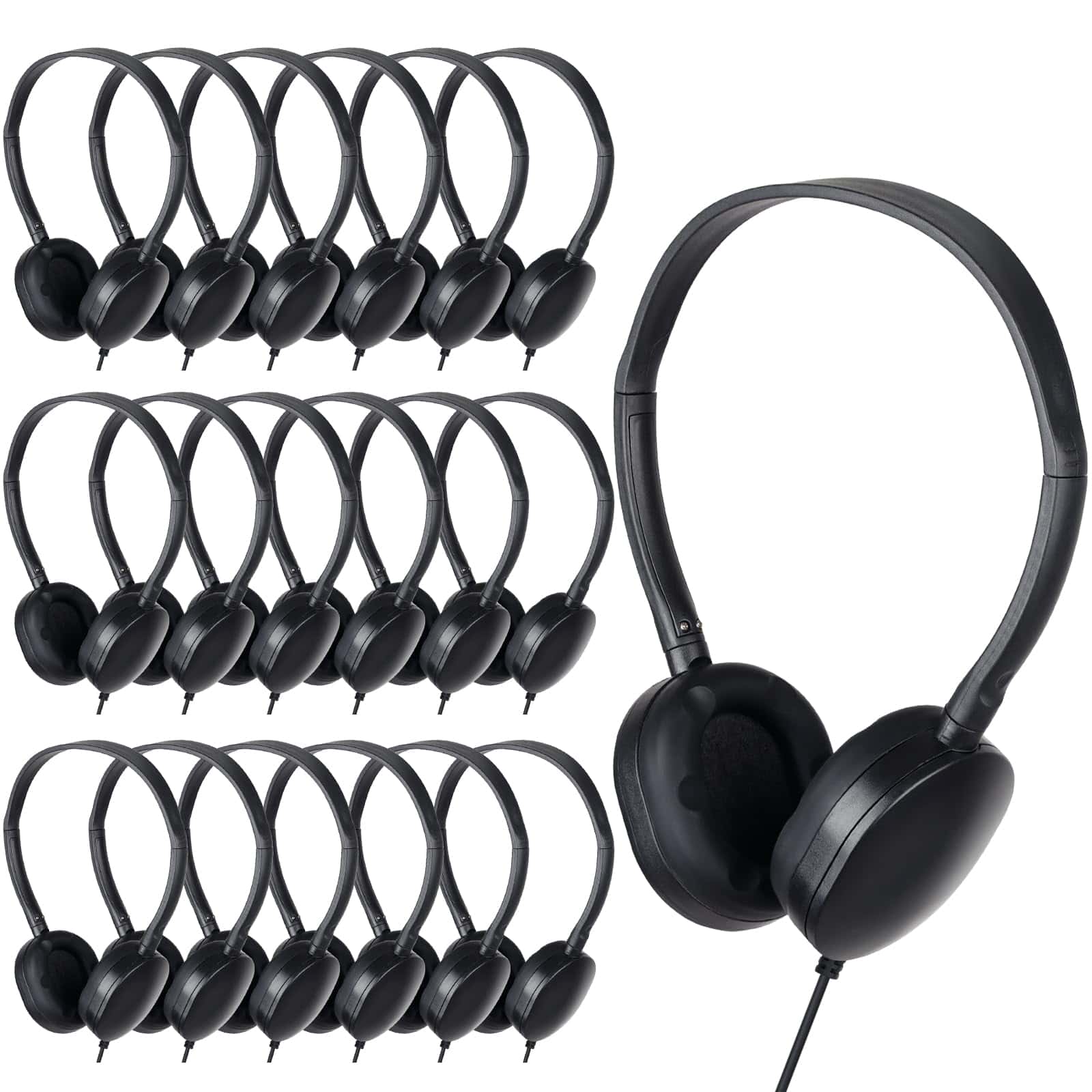 Auriculares para niños a granel TJZXGUI 24 Pack para salón
