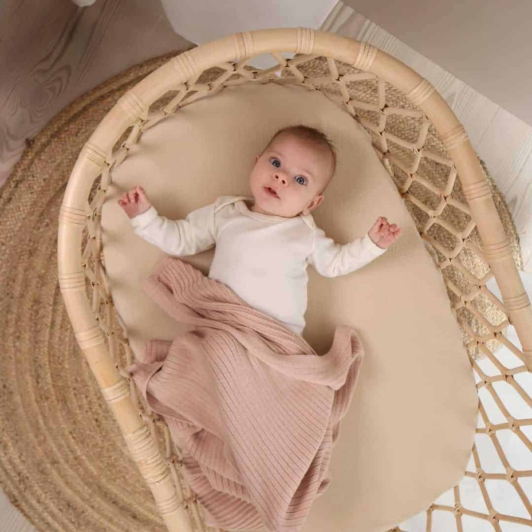 Sábanas de cuna - Sábana ajustable de -Fog/Sage Green - Imagen 3