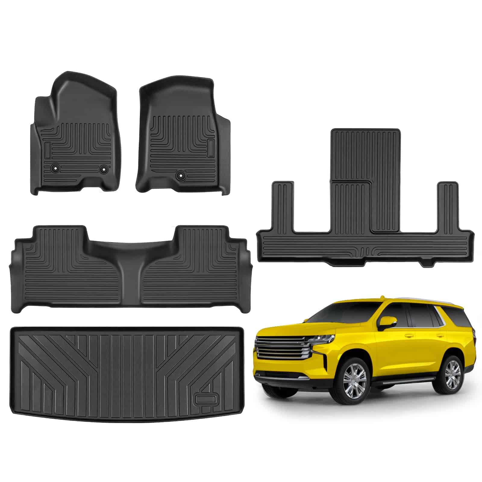 Tapetes DAZANZAN para Chevrolet/Chevy Tahoe/GMC Yukon 7