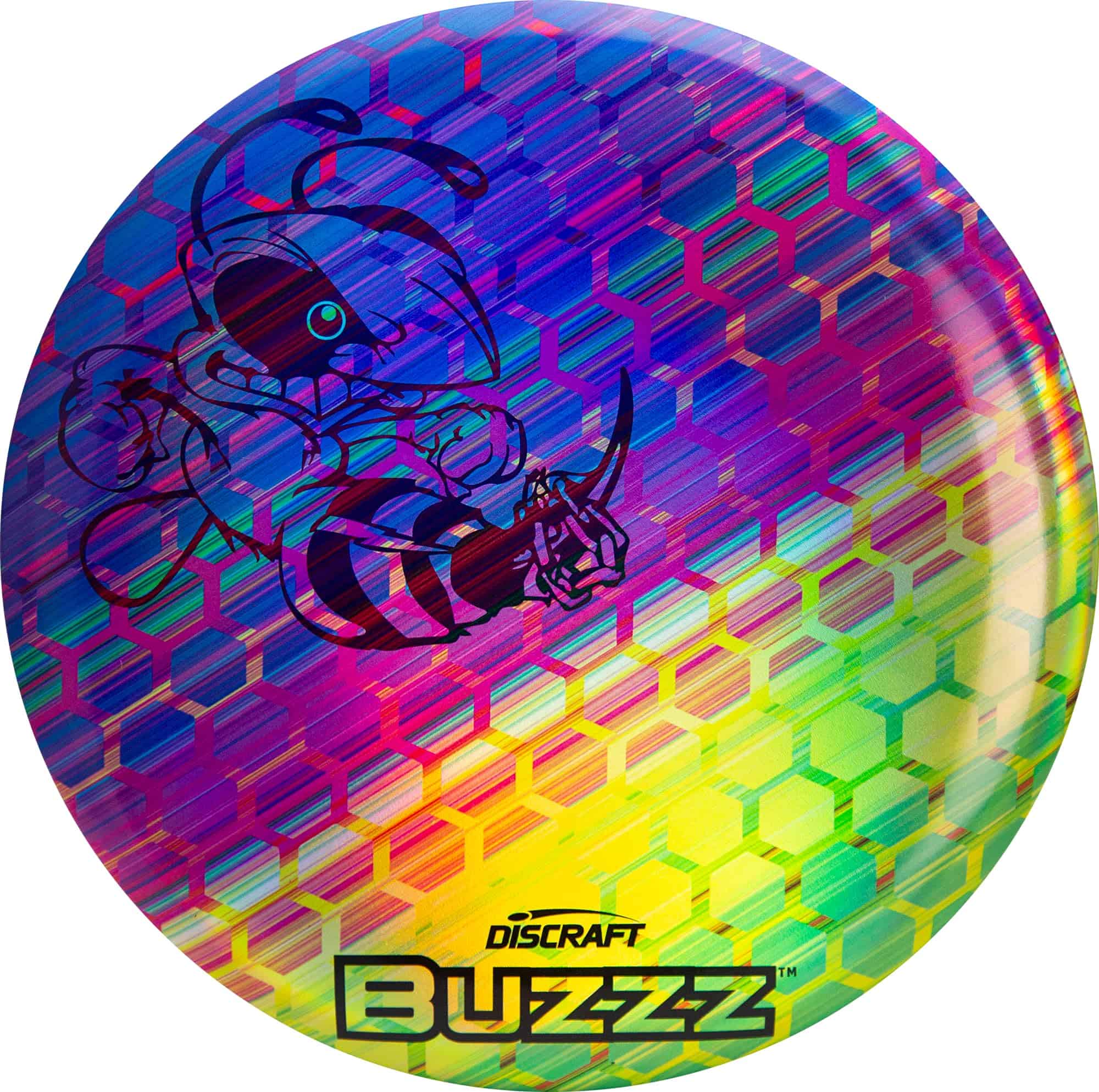 Discraft Honeycomb Full Foil Buzzz -Arcoíris con Buzzz Negro