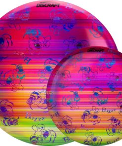 Set de Disc Golf Discraft Full Foil Swarm Buzzz con Mini a
