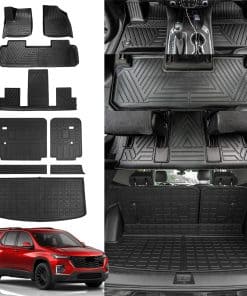 Tapetes de Piso Rongtaod Compatible con Chevrolet Traverse