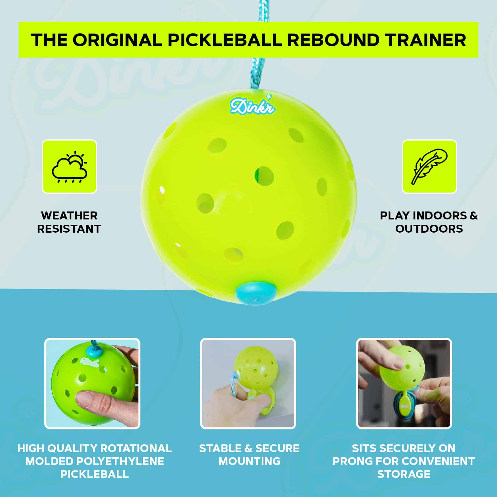 Dink´r - Entrenador de Pickleball | Rebounder para Sesiones - Imagen 5