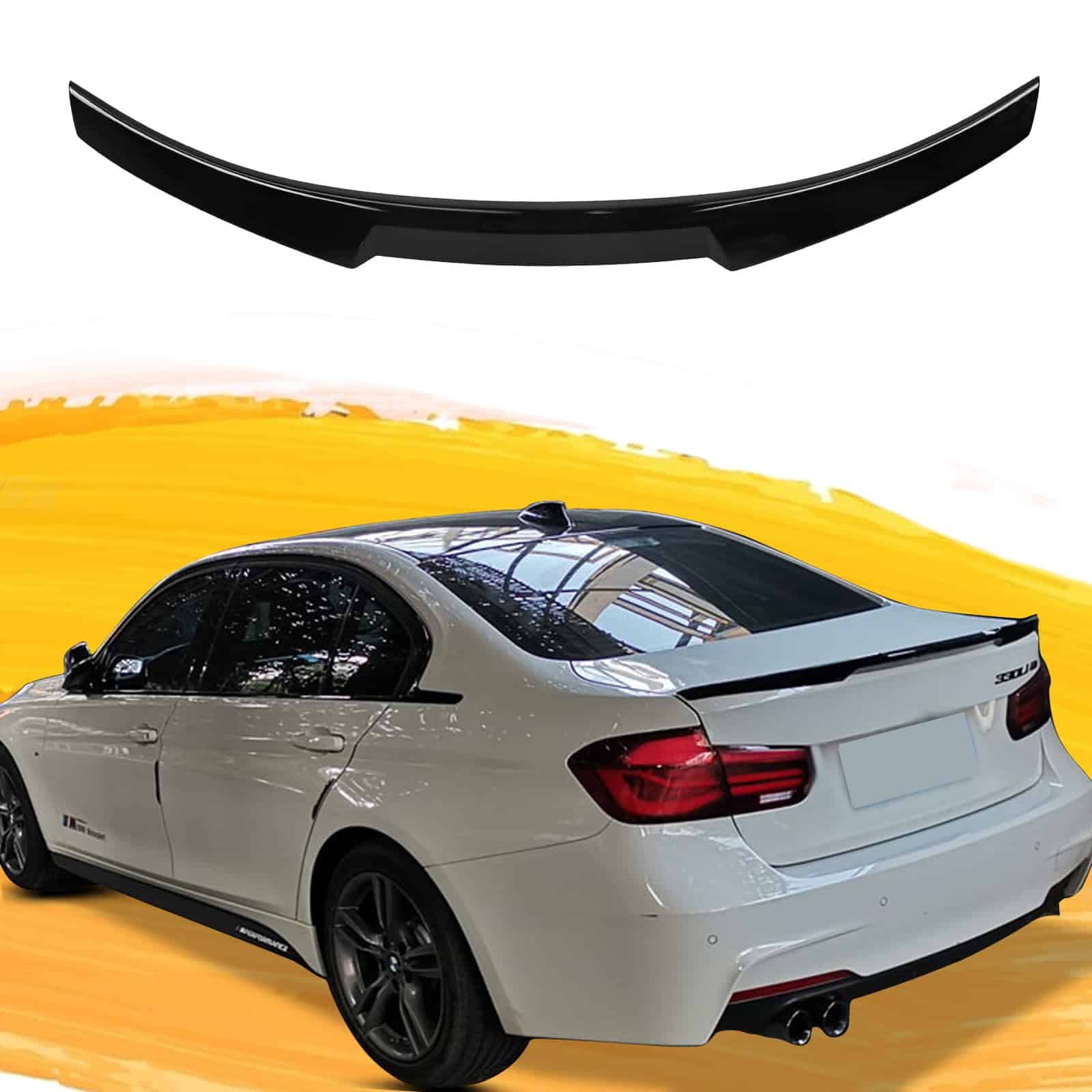 Alerón Trasero Compatible con BMW E90 Serie 3 Sedán