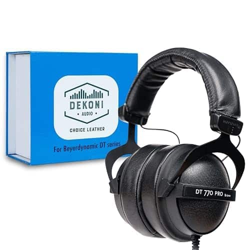 Dekoni Audio DT 770 Pro 80 Ohm Auriculares de Estudio con