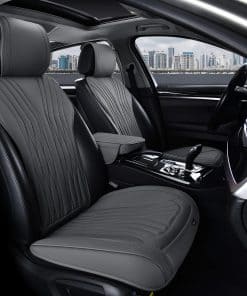 Cubre Asientos de Coche Delanteros de Cuero BWTJF, Juego de