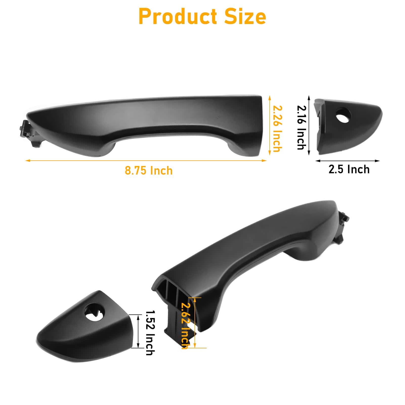 Manija de Puerta Compatible con Toyota Corolla 2014-2019, - Imagen 8